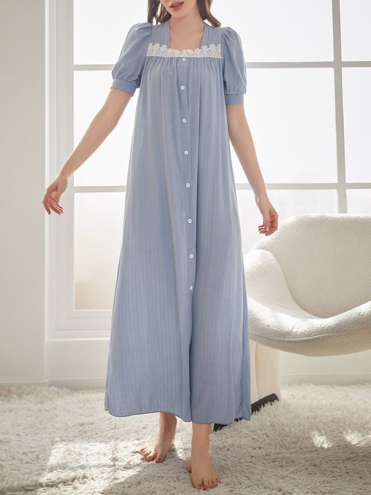 Fancy printed night dress