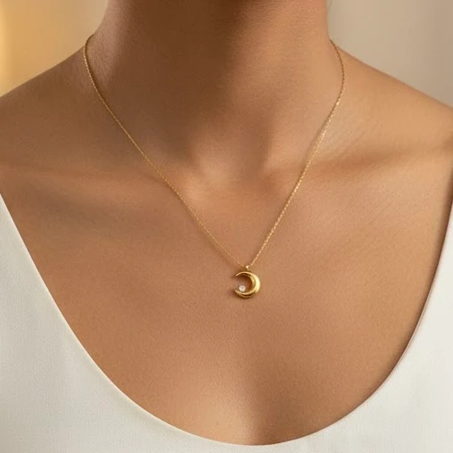 Valarian Moon Necklace