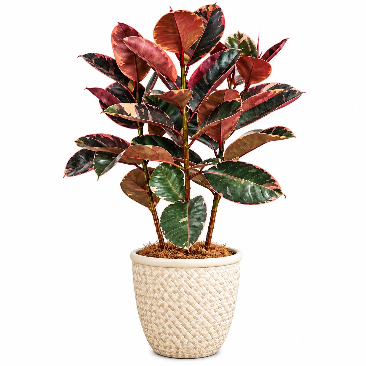 Ficus Ruby -(Healthy Live Plant in Jiffy Bag)