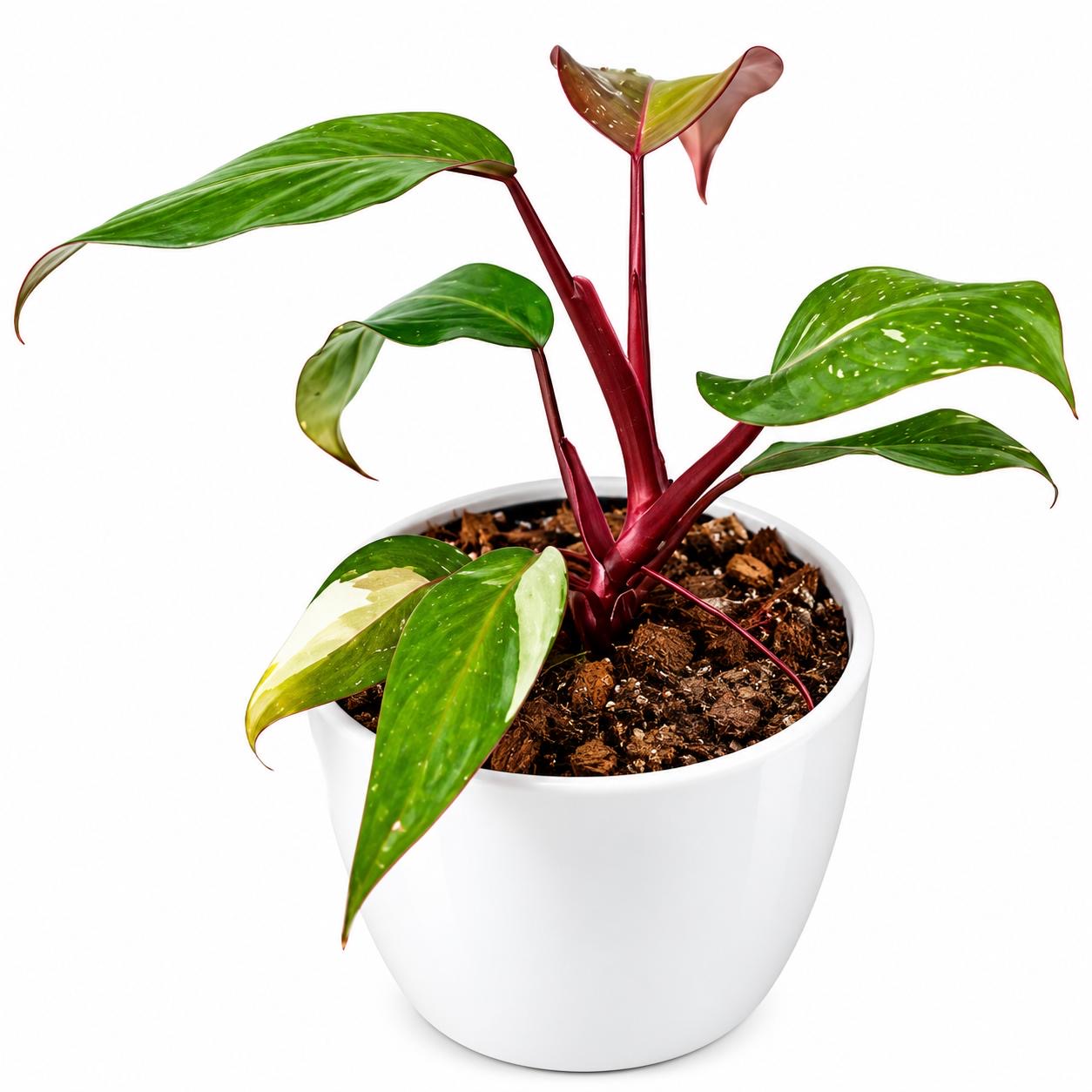 Philodendron Pink Princess Marble – 15cm Self Watering Pot